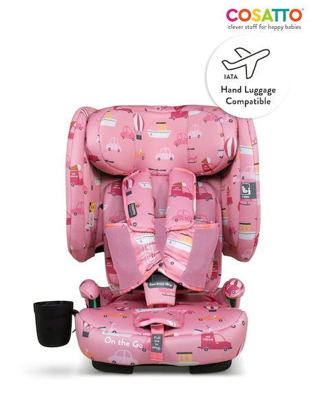 Cosatto Itchy Feet Rosy On the Go i-size Travel Car Seat (W56588) | £180