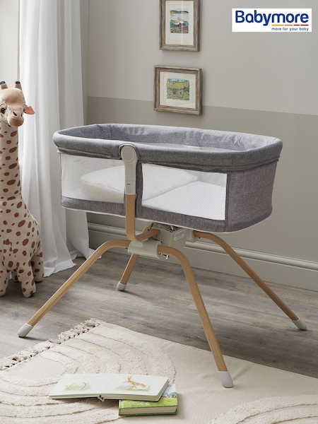 Babymore Slate Air Motion Gliding Crib (W56600) | £140