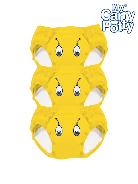 My Carry Potty 3 Pack Yellow My Little Ladybird Training Pants (W56610) | £19