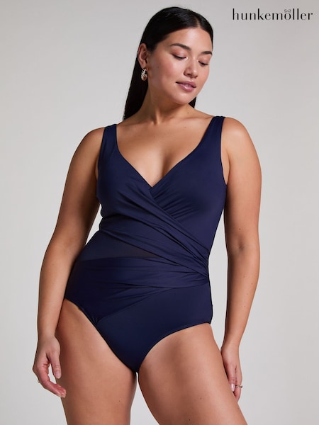 Hunkemöller Shaping Shell Mesh Black Swimsuit (W56667) | £53