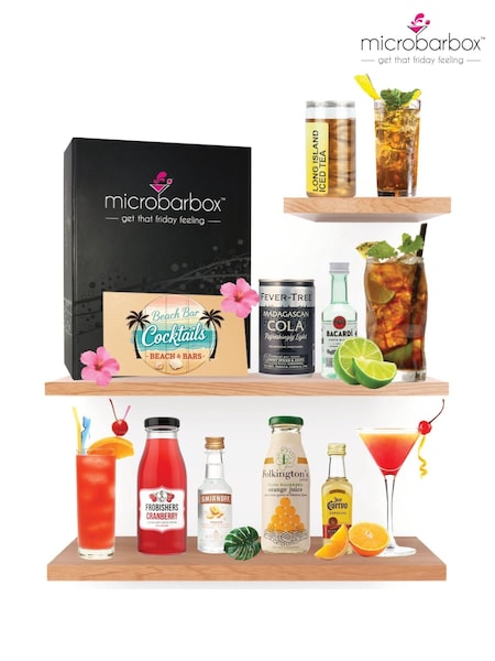 MicroBarBox Beach Bar Cocktails Gift Set (W56718) | £48