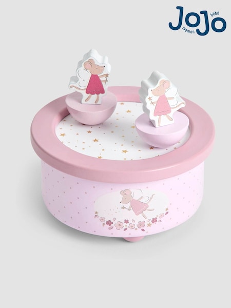 JoJo Maman Bébé Pink Fairy Mouse Music Box (W56814) | £22
