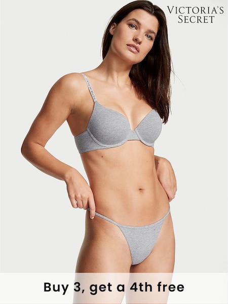 Victoria's Secret Medium Heather Grey G-String Knickers (W56861) | £9