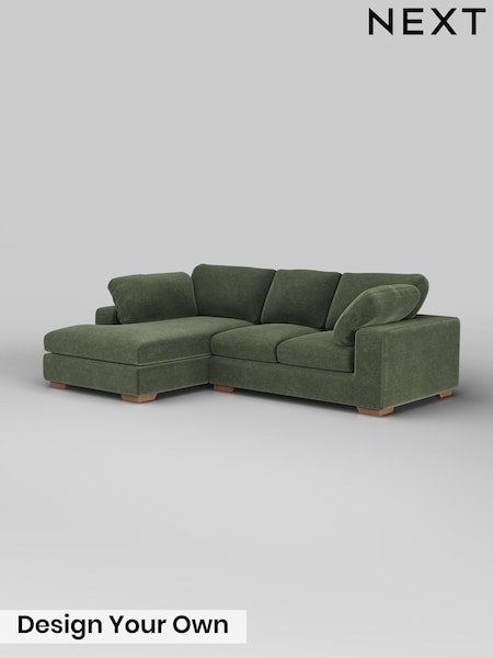 Luxe Chenille/Mid Green - N Premium The Snuggle Grand