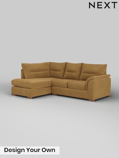 Luxe Chenille/Honey Yellow Hayden Highback (W56999) | £1,925