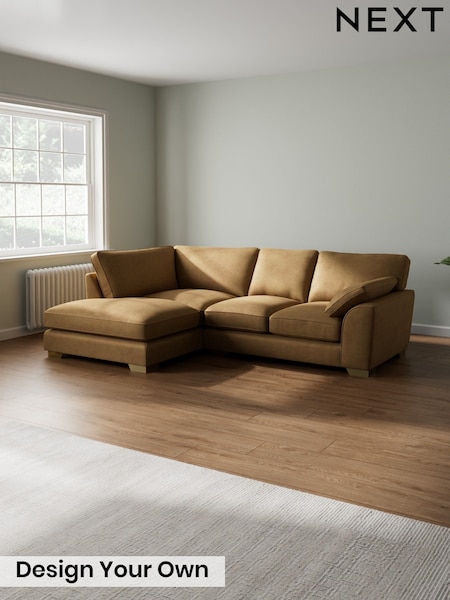 Luxe Chenille/Honey Yellow Stamford Grand Relaxed Sit (W57009) | £2,525