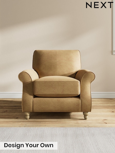 Luxe Chenille/Honey Yellow Ashford Relaxed Sit (W57018) | £1,025