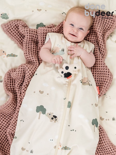 Done by Deer Sand Sleepy Bag Tiny Farm (W57220) | £48