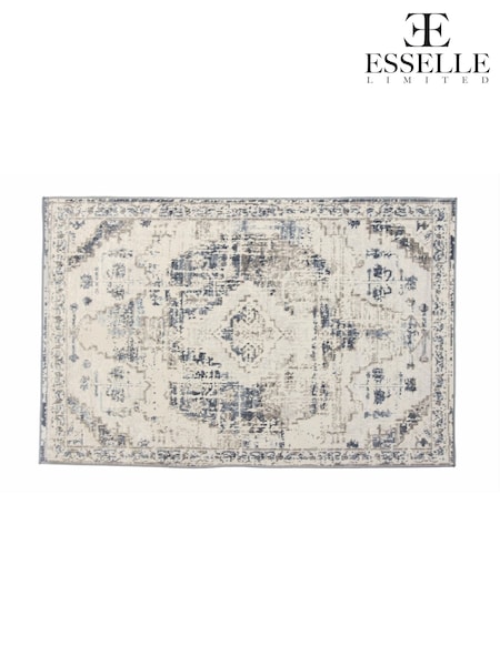 Esselle Navy Muse Oriental Rug 120 x 170cm (W57338) | £50 - £130