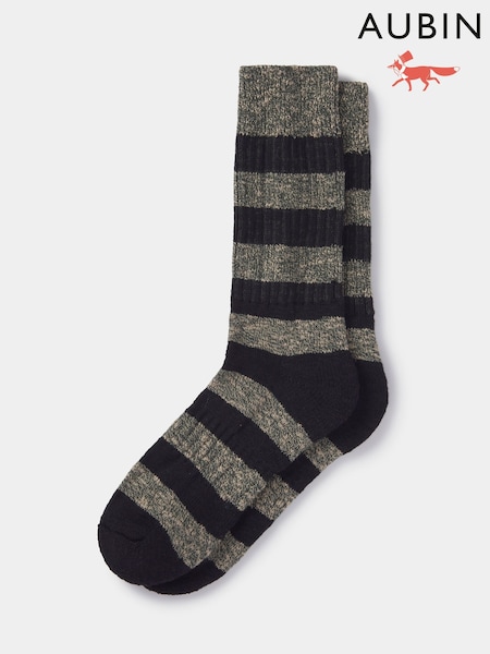 Aubin Dale Twist Striped Socks (W57645) | £24