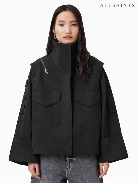 AllSaints Black Leighton Jacket (W57655) | £259