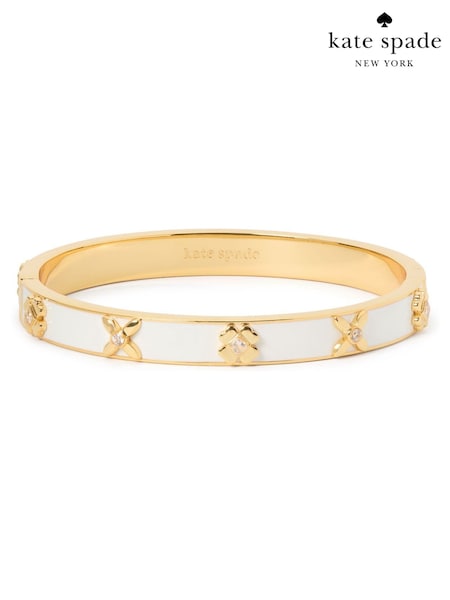 Kate Spade Gold Tone Hinged Bangle (W57835) | £135
