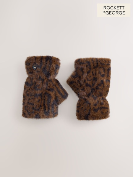 Rockett St George Animal Faux Fur Handwarmers (W57844) | £18
