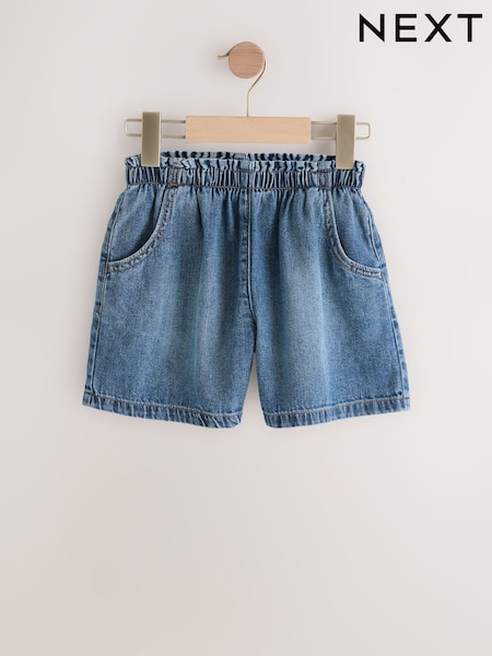 Mid Blue Denim Pull on Short (3-16yrs) (W57921) | £11 - £16