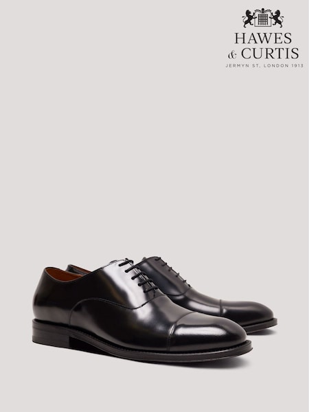 Hawes & Curtis Oxford Black Shoes (W57970) | £169