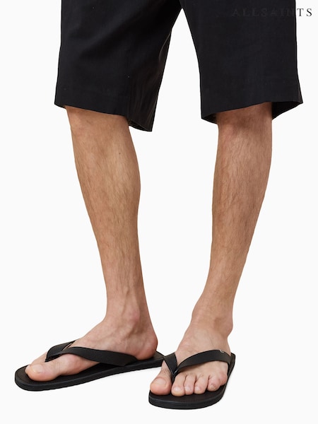 AllSaints Black Sydney Sandals (W58356) | £99