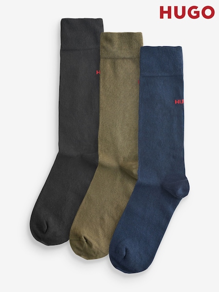 HUGO Grey 3 Pack Socks (W58378) | £20