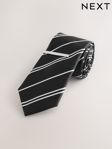Black Pattern Tie (W58397) | £16