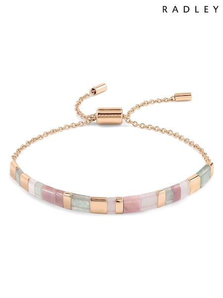 Radley 18ct Gold Semi Precious Stone Friendship Bracelet (W58483) | £40