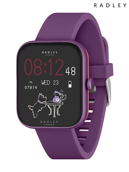 Radley Purple Series 32 Silicone Strap Smart Watch (W58602) | £50