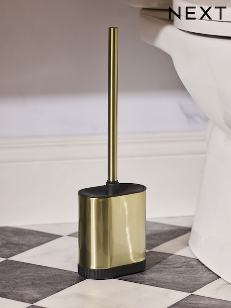 Gold Slimline Silicone Toilet Brush (W58631) | £13