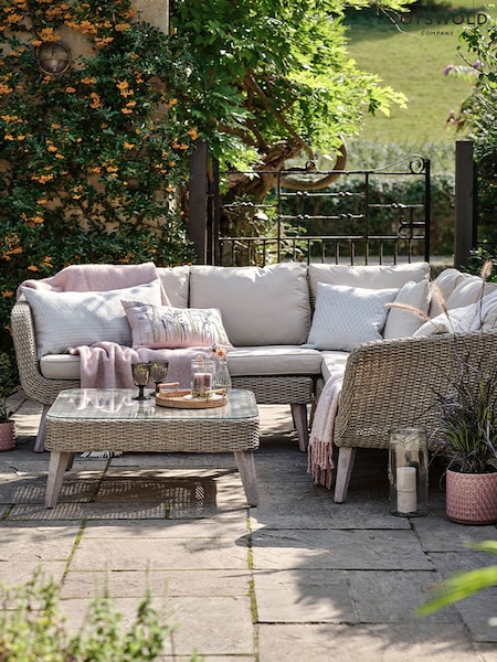 Cotswold Company Natural Ashcroft Corner Lounge Set (W58715) | £1,350
