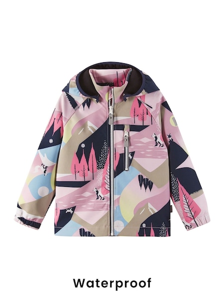 Reima Pink Waterproof Softshell Jacket Vantti (W58777) | £50