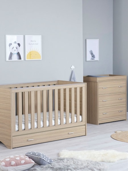 Babymore Brown 2 Piece Veni Furniture Set with Drawer (W58824) | £500