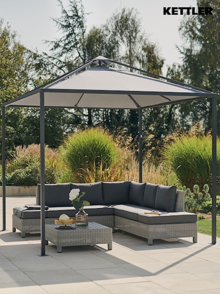 Kettler Grey Garden Panalsol Pagoda 2.9m x 2.9m (W58911) | £470