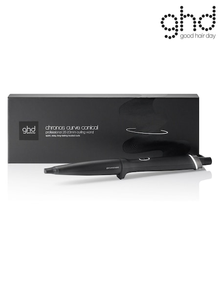 ghd Chronos Curve Conical Wand 28-23mm Black Hair Curler (W58920) | £189