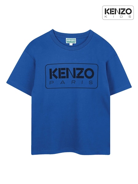 Kenzo Kids Paris Logo Short Sleeve T-Shirt (W59019) | £60 - £70