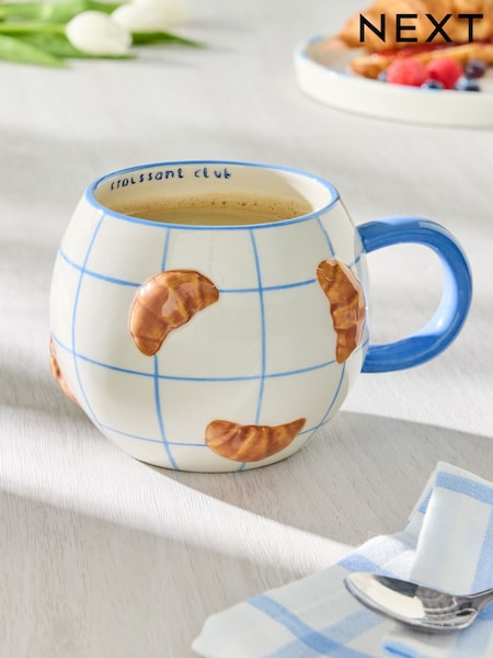 Blue Claude The Croissant Mug (W59049) | £9