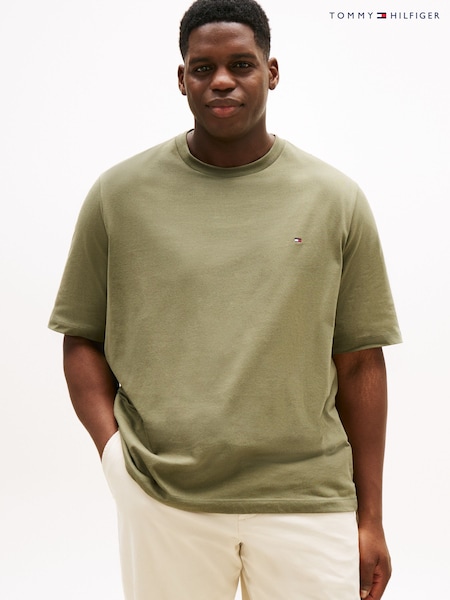 Tommy Hilfiger Green Plus Crew Neck T-Shirt (W59105) | £40