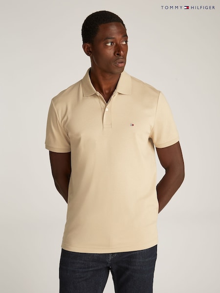 Tommy Hilfiger Natural Regular Fit Polo Shirt (W59107) | £85