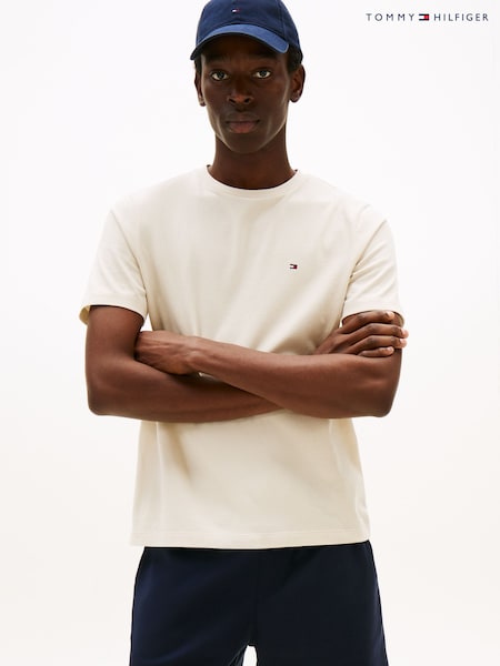 Tommy Hilfiger Natural Crew Neck T-Shirt (W59110) | £40