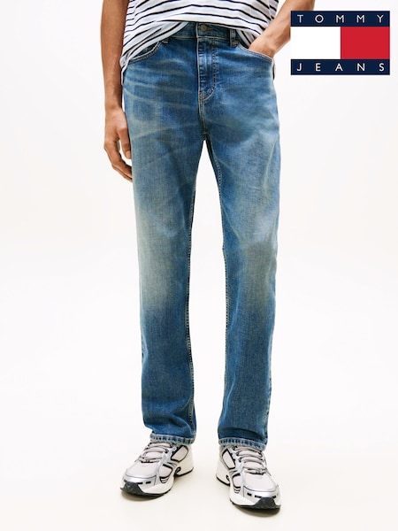 Tommy Jeans Blue Slim Ryan Faded Straight Leg Jeans (W59169) | £90