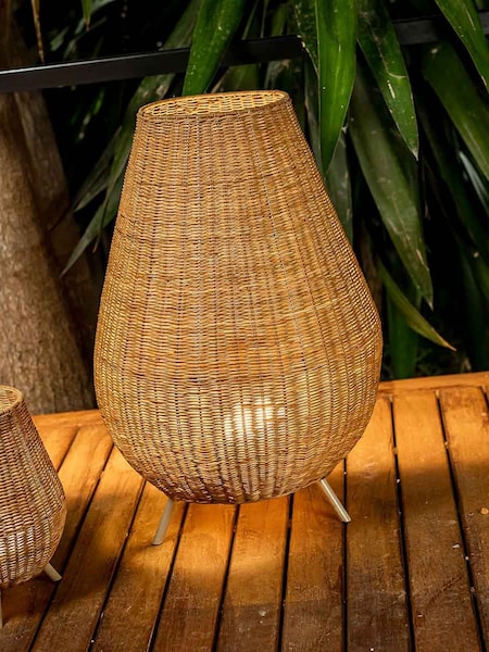 New Garden Brown Saona 70 Decorative Floor Lamp (W59284) | £319