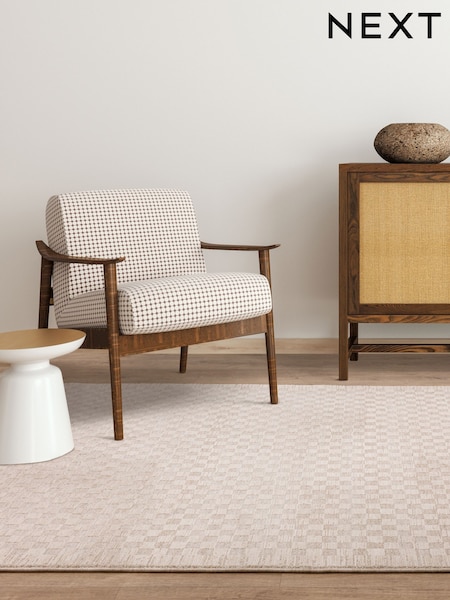 Beige Laurent Check Rug (W59405) | £139 - £579