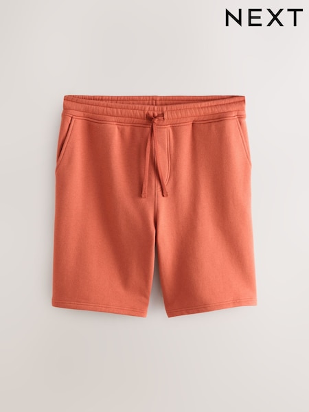 Orange Cotton Blend Brushed Jersey Shorts (W59497) | £20