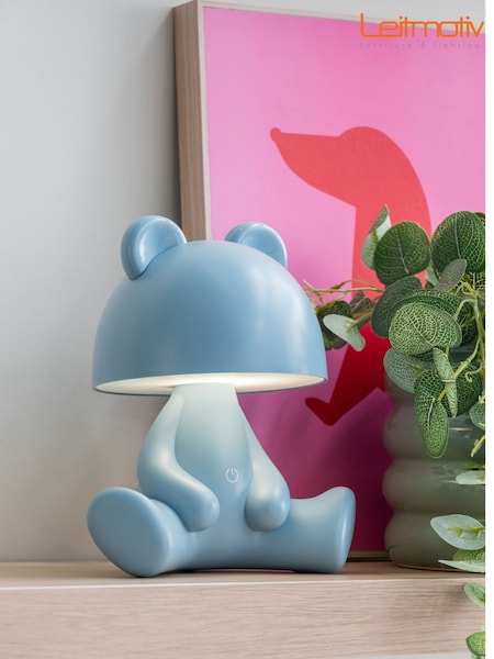 Leitmotiv Light Blue Bear LED Table Lamp (W60122) | £48