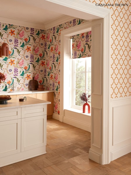 Graham & Brown Vivant Botanists Scroll 10M Wallpaper (W60143) | £95