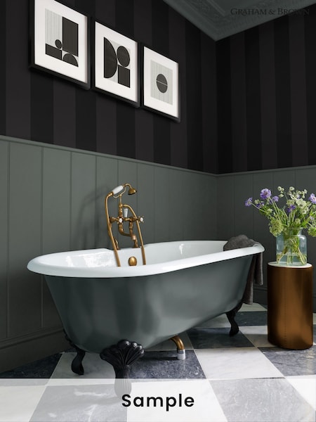 Graham & Brown Charcoal Quartet A4 Wallpaper Sample (W60191) | £1