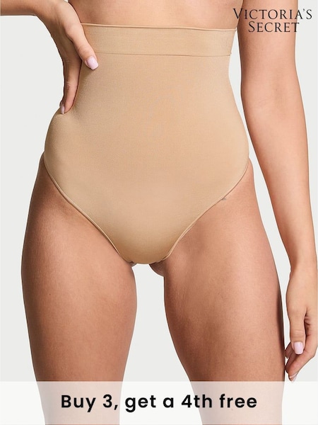 Victoria's Secret Praline Nude Seamless Shaping High Waist Knickers (W60413) | £25
