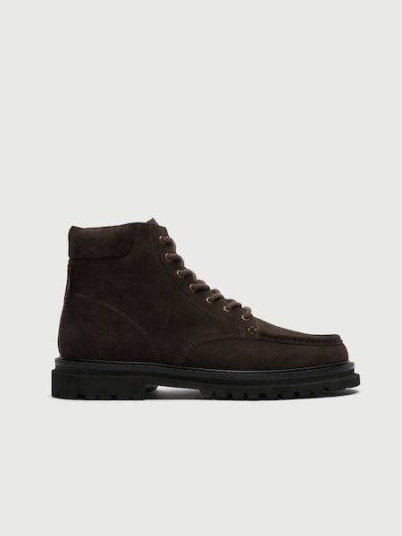 Walk London Black Bradley Apron Boots (W60973) | £110