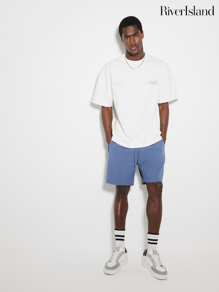 River Island Blue Pull On Shorts (W61100) | £30
