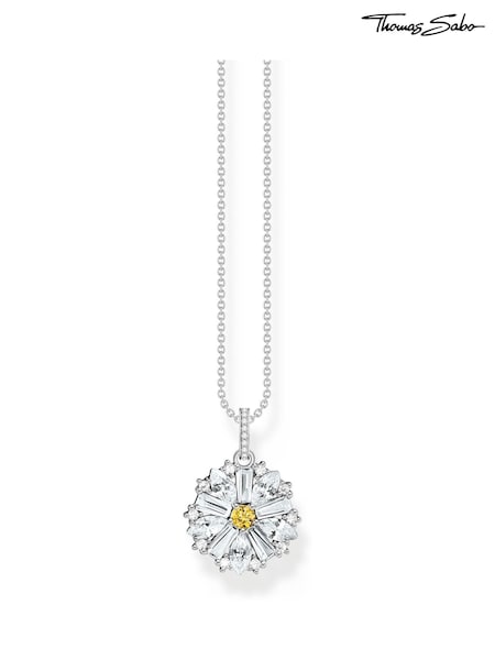 Thomas Sabo Yellow Lovely Daisy Chain Necklace With Pendant (W61148) | £125