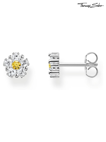 Thomas Sabo Yellow Small Lovely Daisy Studs Earrings (W61155) | £70