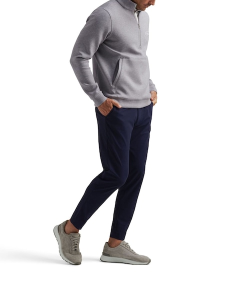 Peter Millar Grey Winsome Half-Zip Pull-Over Jumpers (W61187) | £195