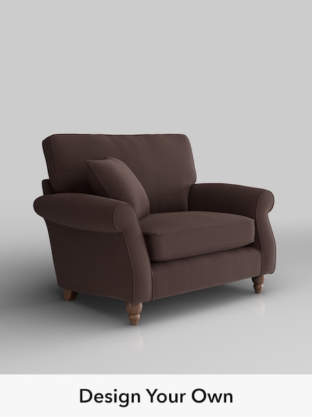 Fine Chenille Easy Clean/Chocolate Brown Ashford (W61194) | £975