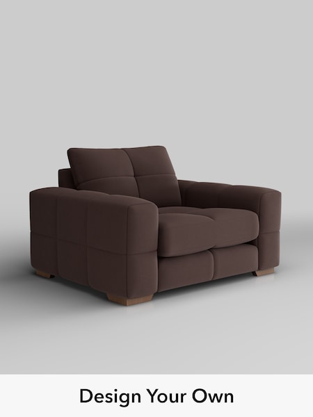 Fine Chenille Easy Clean/Chocolate Brown Brooke Deep Sit (W61196) | £1,325